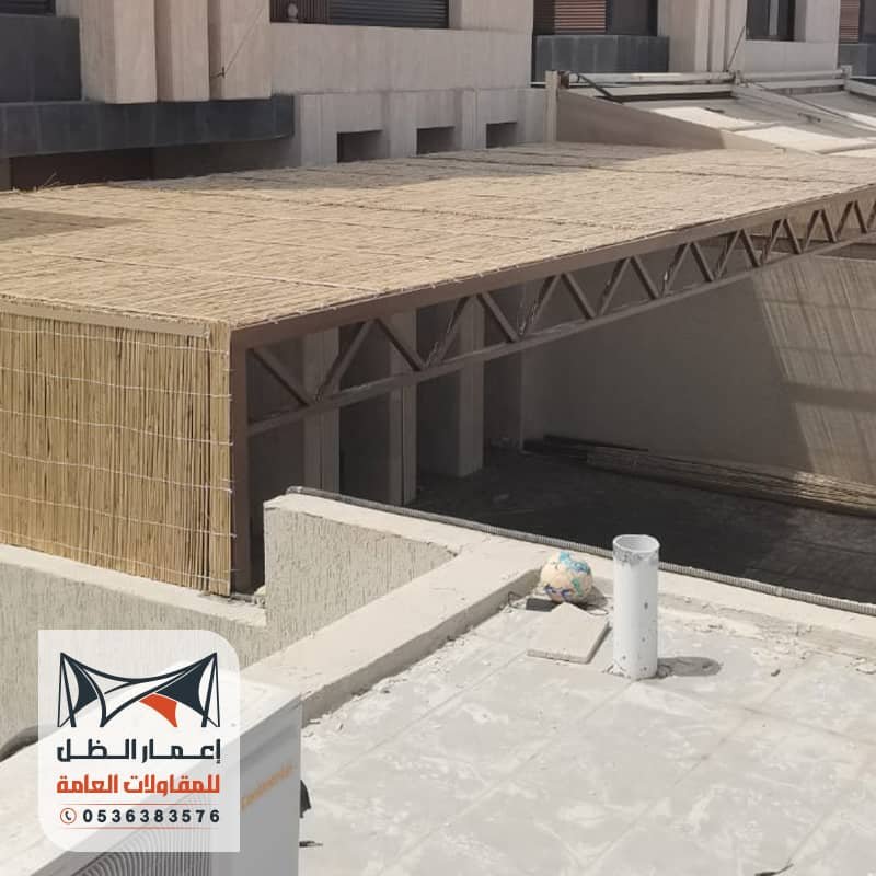 مظلات خيزران الرياض